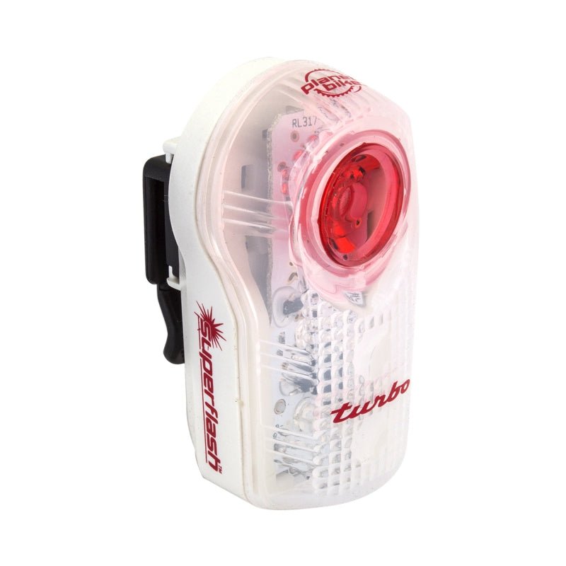 Lights Planet Bike Planet Bike LED Superflash Turbo Taillight: Red/Clear/White Light Gray