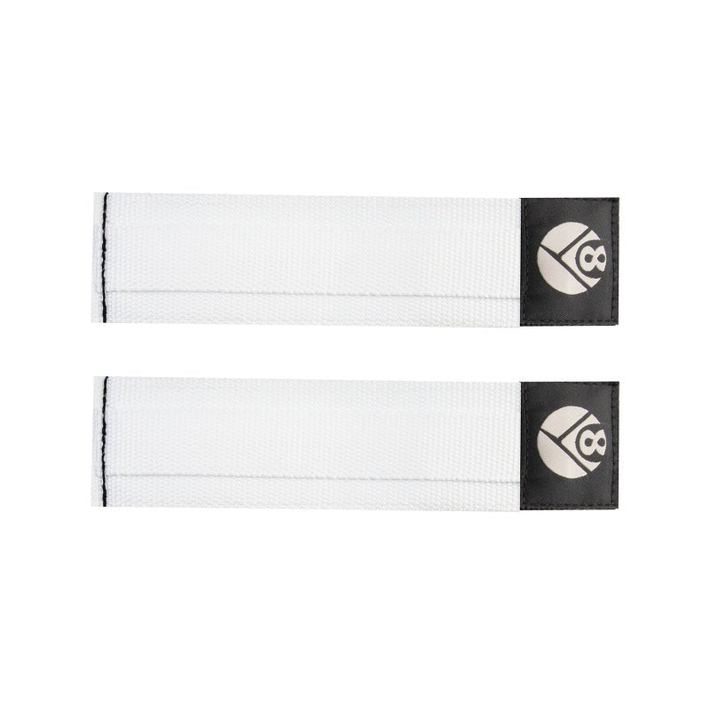 Pedals Origin8 Origin8 Pro Grip II Foot Straps  White White Smoke