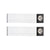 Pedals Origin8 Origin8 Pro Grip II Foot Straps  White White Smoke