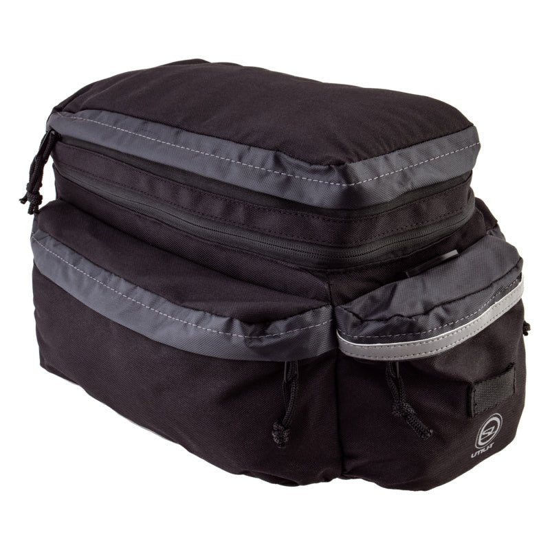 Bags Sunlite Sunlite Utili-T Rackbag II Expandable Velcro Straps 14.5x9.5x8` 1196 c.i. Black/Grey Dark Slate Gray