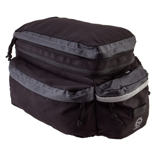 Sunlite Utili-T Rackbag II Expandable Velcro Straps 14.5x9.5x8` 1196 c.i. Black/Grey