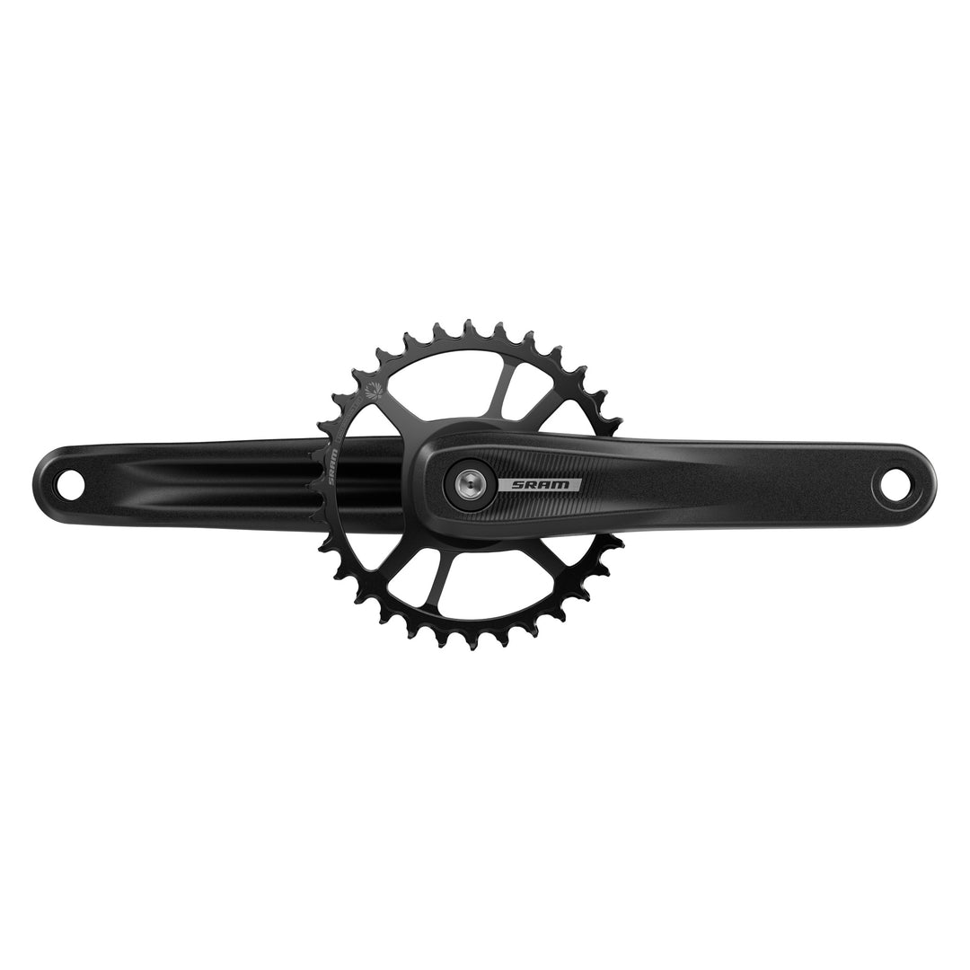 SRAM S100 Eagle Crankset - 160mm 32t Steel Chainring Aluminum Crankarms For Powerspine Bottom Bracket BLK 49mm Chainline B1
