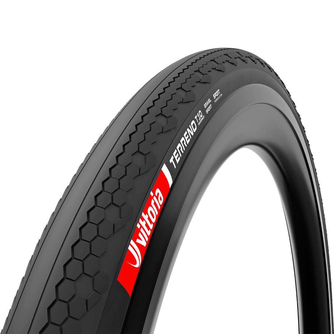 Vittoria Terreno T10 Hardpack Tire - 700 x 40 Clincher Folding BLK Gravel Sport