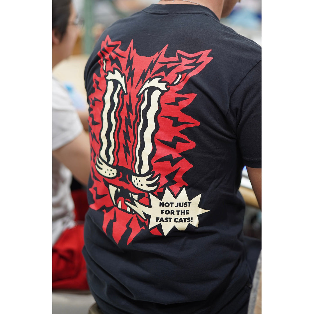 Silca Black Fast Cats Graphic T-Shirt - Dragonspine Cycling