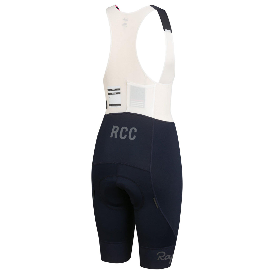 Rapha RCC Women's Pro Team Bib Shorts II - Regular (Dark Navy) - Dragonspine Cycling