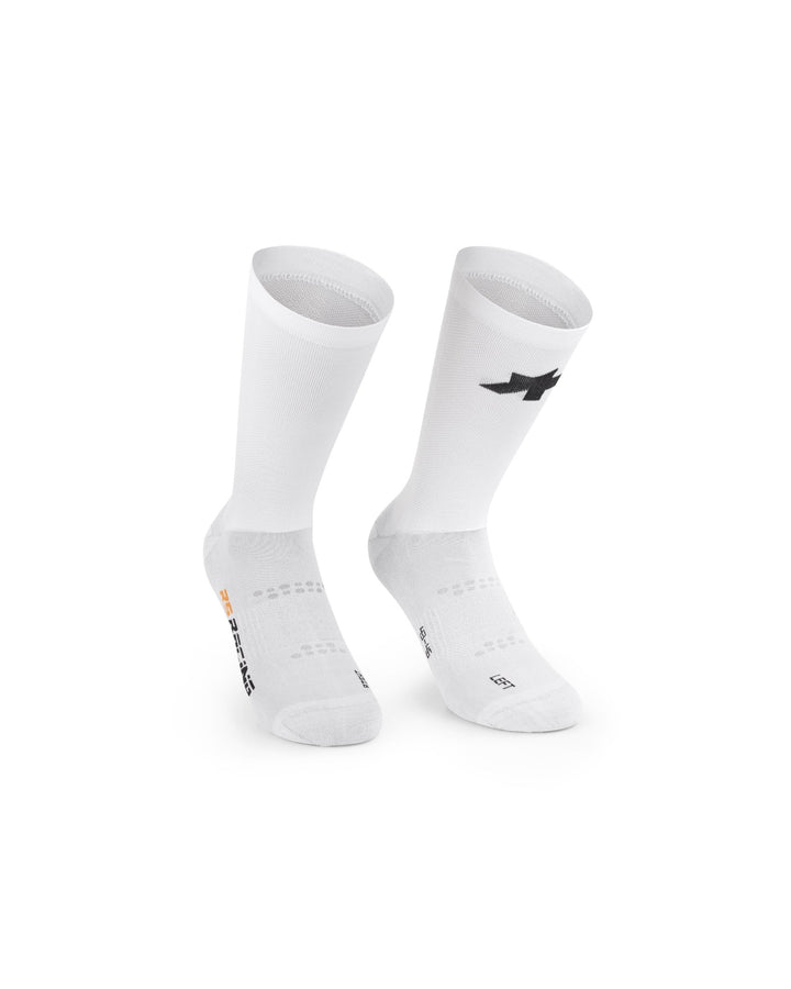 Assos Socks (White Series 0) - Dragonspine Cycling