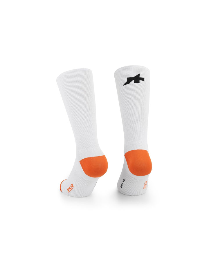 Assos Socks (White Series 0) - Dragonspine Cycling
