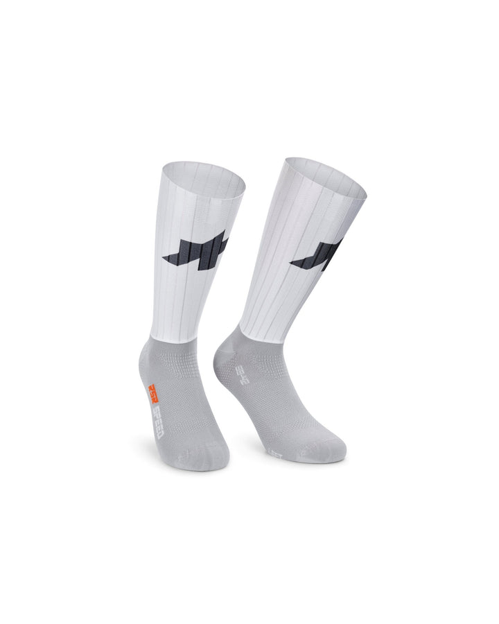 Assos Socks (White Series 0) - Dragonspine Cycling