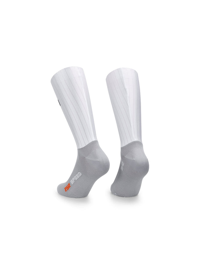 Assos Socks (White Series 0) - Dragonspine Cycling