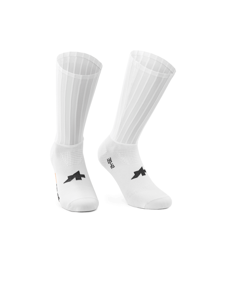Assos Socks (White Series 0) - Dragonspine Cycling