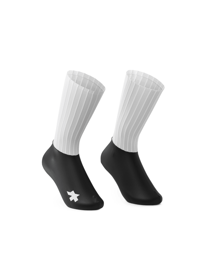 Assos Overshoes (White Series 0) - Dragonspine Cycling