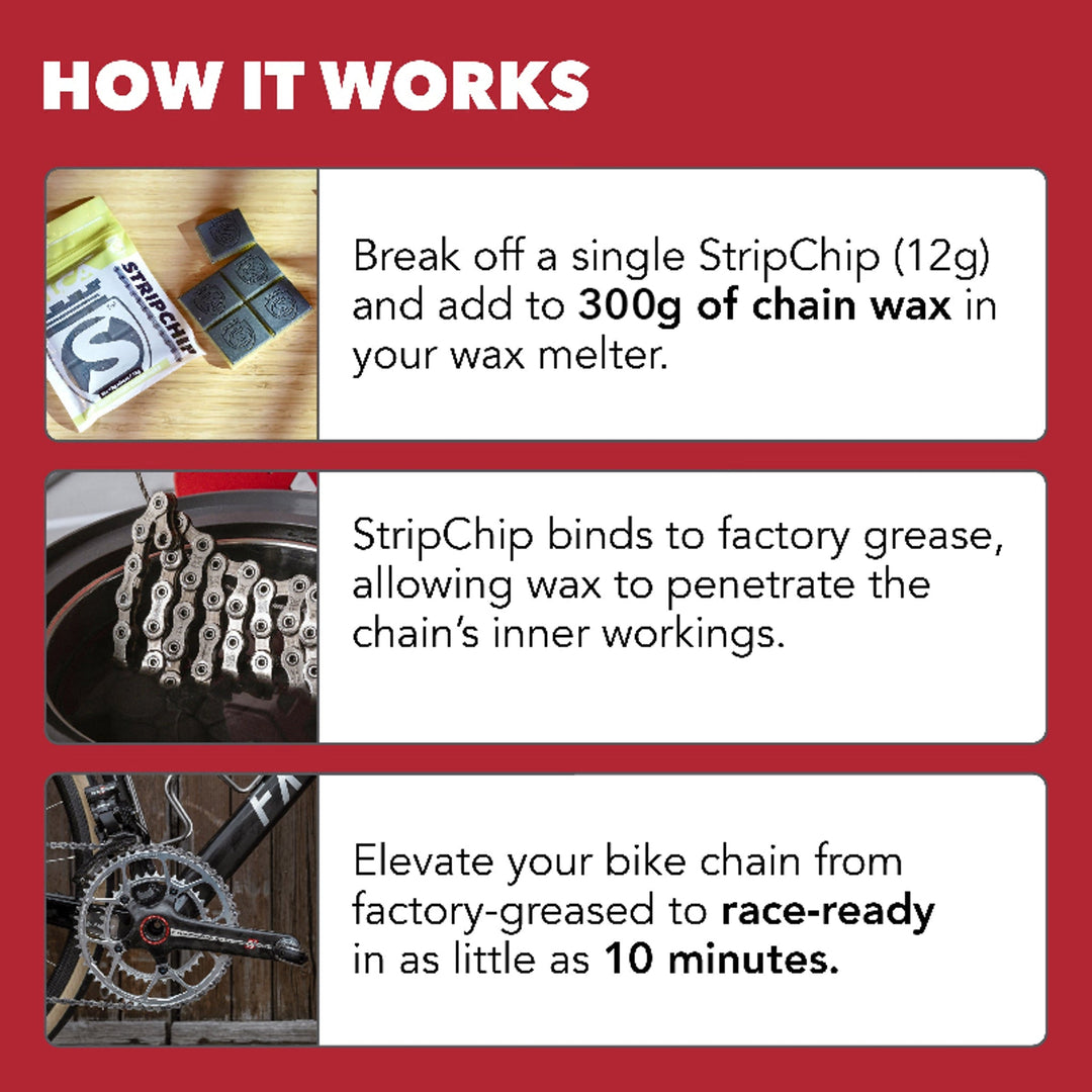 Silca Strip Chip Chain Lube/Wax - Dragonspine Cycling