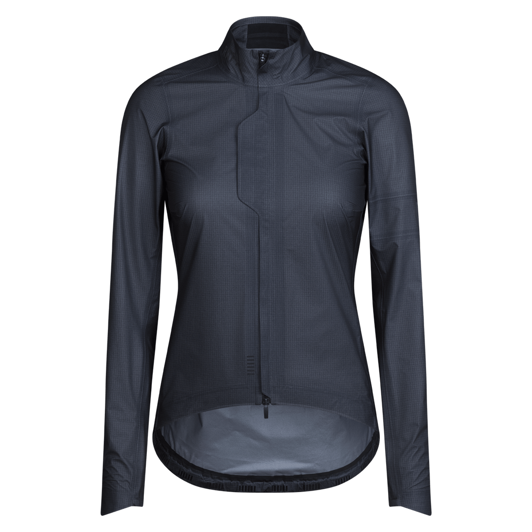 Rapha Women's Pro Team Gore-Tex LW Rain Jacket II (Black/Black) - Dragonspine Cycling