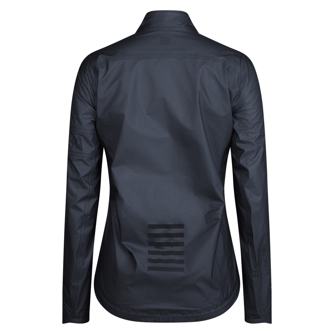 Rapha Women's Pro Team Gore-Tex LW Rain Jacket II (Black/Black) - Dragonspine Cycling