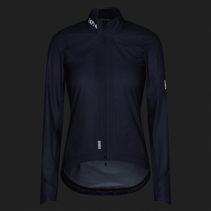 Rapha Women's Pro Team Gore-Tex LW Rain Jacket II (Black/Black) - Dragonspine Cycling