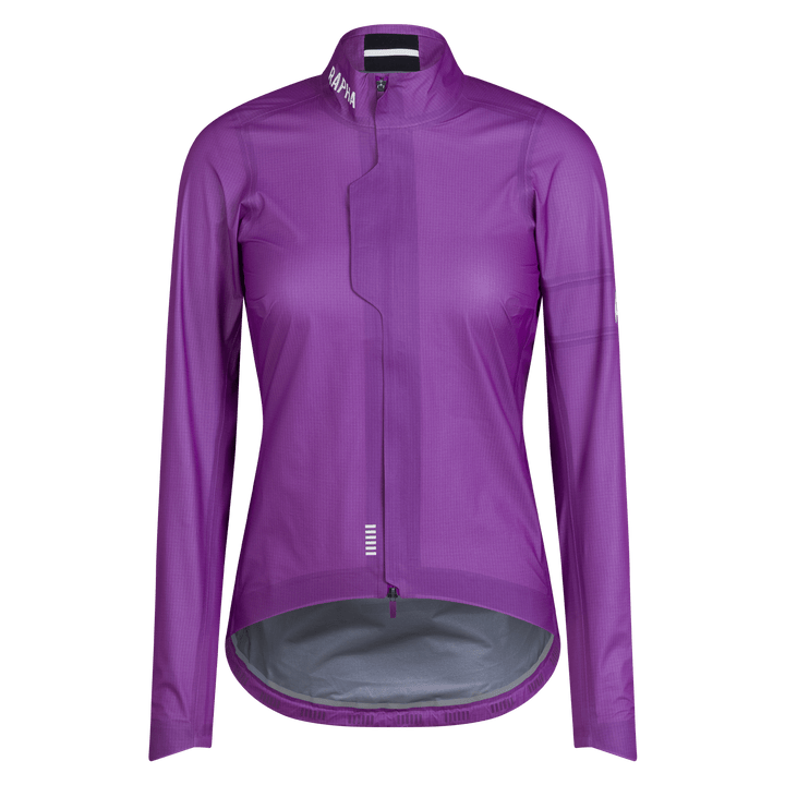 Rapha Women's Pro Team Gore-Tex LW Rain Jacket II (Deep Magenta/White) - Dragonspine Cycling