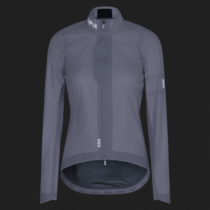 Rapha Women's Pro Team Gore-Tex LW Rain Jacket II (White/Black) - Dragonspine Cycling