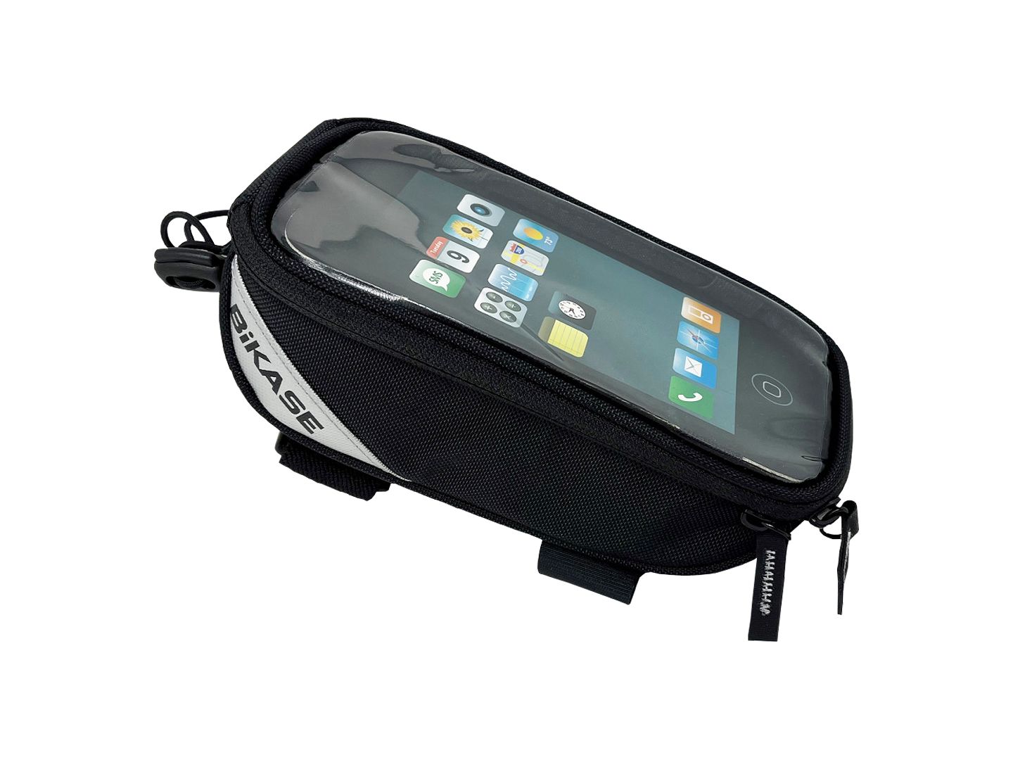 Bikase Beetle 6 Top Tube Bag  8x4x2` 6` Phones Black