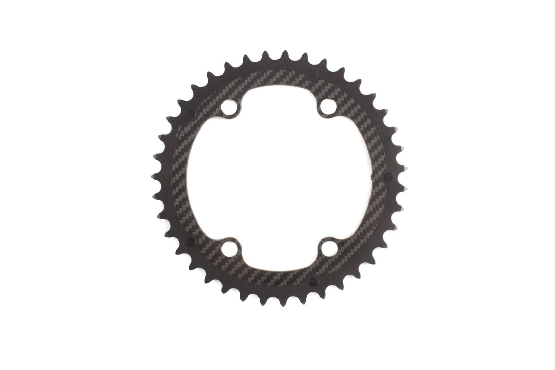 Chainrings Carbon-Ti Carbon-Ti X-CarboRing x 110 (4 arms) _ Sale Dark Slate Gray