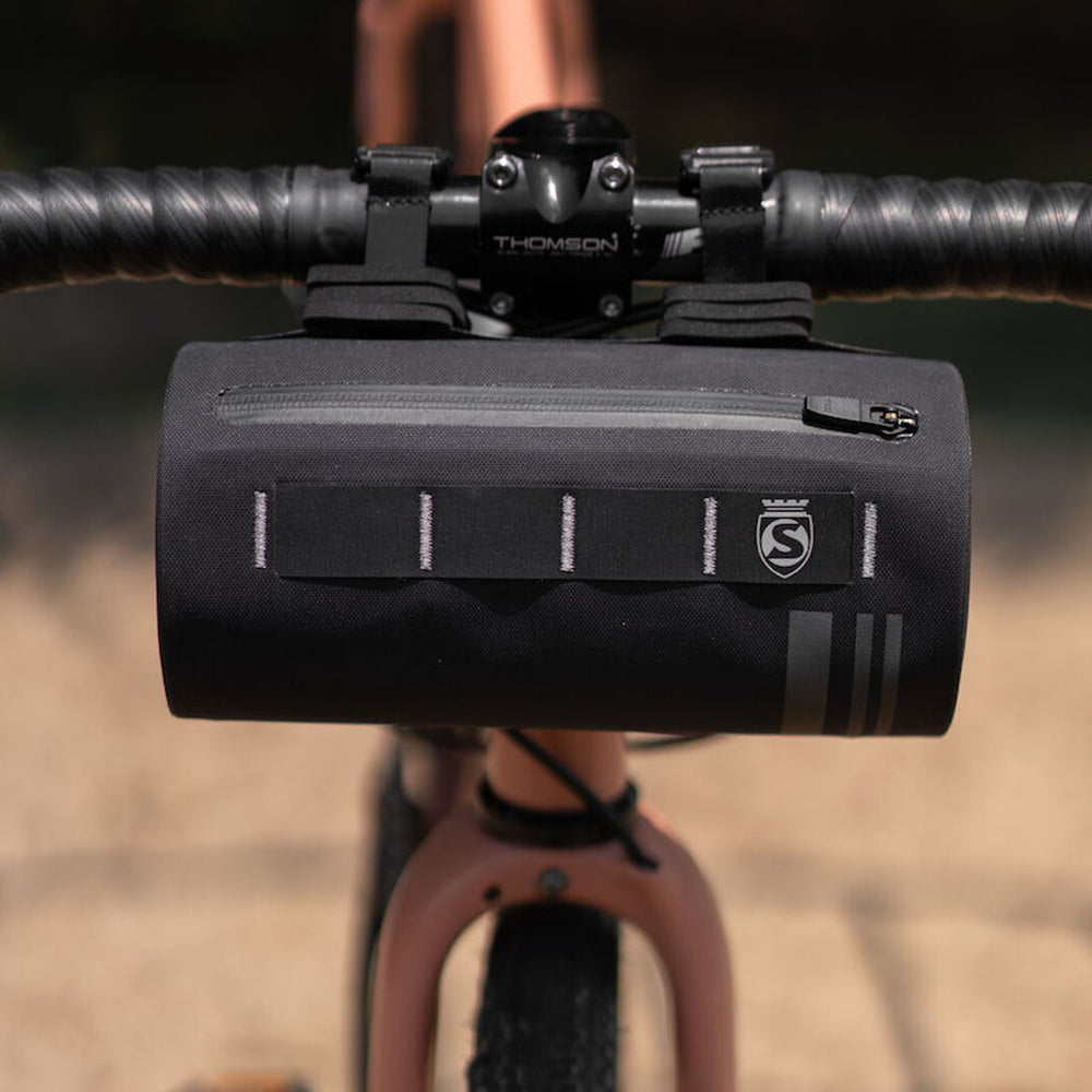 Silca Grinta Handlebar Black Bag - Dragonspine Cycling