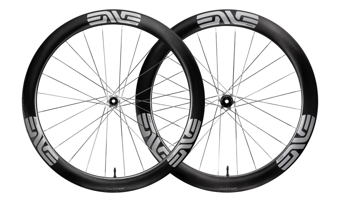 ENVE SES 4.5 PRO Disc Brake Wheels - Silver Decal, front and rear wheels - Dragonspine Cycling
