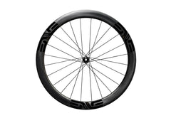 ENVE SES 4.5 Disc Brake Wheels - Black Decal, front wheel side view - Dragonspine Cycling