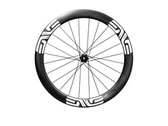 ENVE SES 4.5 Disc Brake Wheels - White Decal, rear wheel side view - Dragonspine Cycling