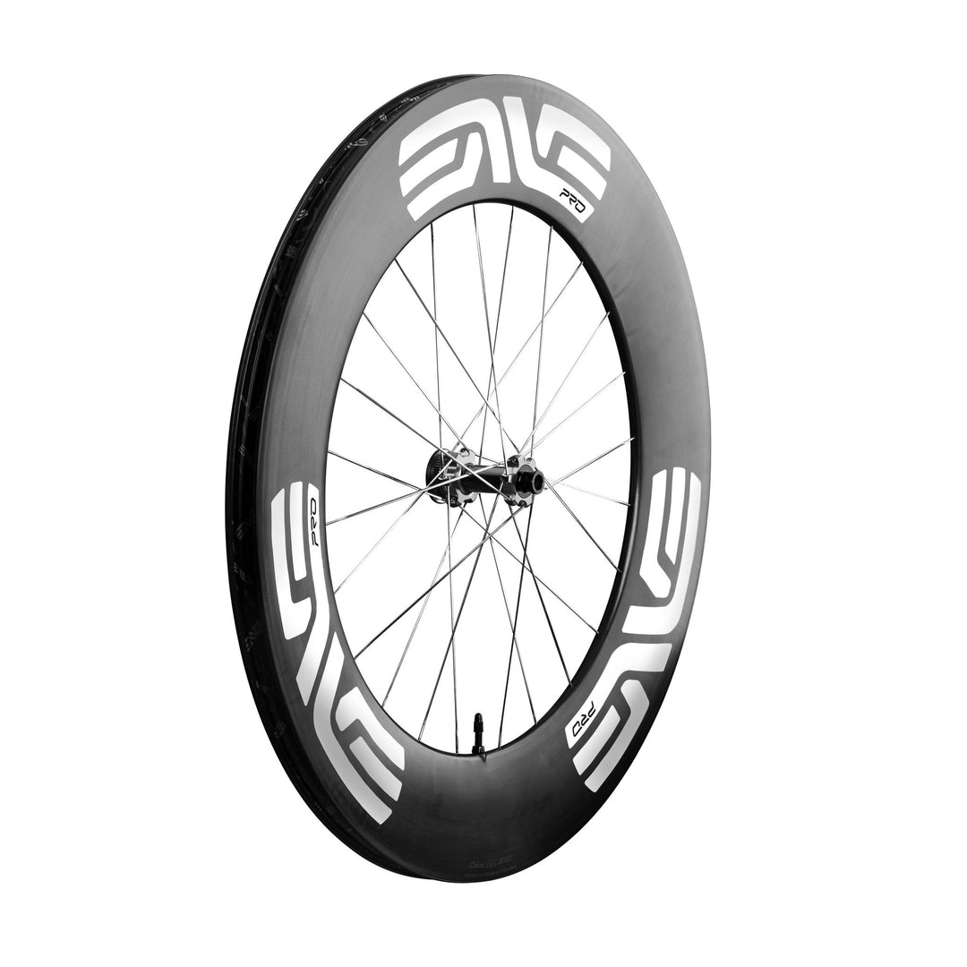 ENVE SES 100 PRO + SES Disc PRO TT Wheels - White Decal, SES 100 PRO front wheel - Dragonspine Cycling