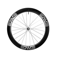 ENVE G SES 6.7 PRO Disc Brake Wheels - Silver Decal, front wheel side view - Dragonspine Cycling