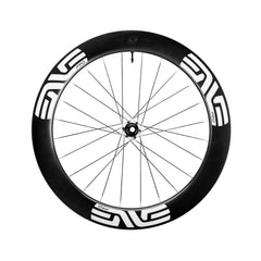 ENVE G SES 6.7 PRO Disc Brake Wheels - White Decal, rear wheel side view - Dragonspine Cycling
