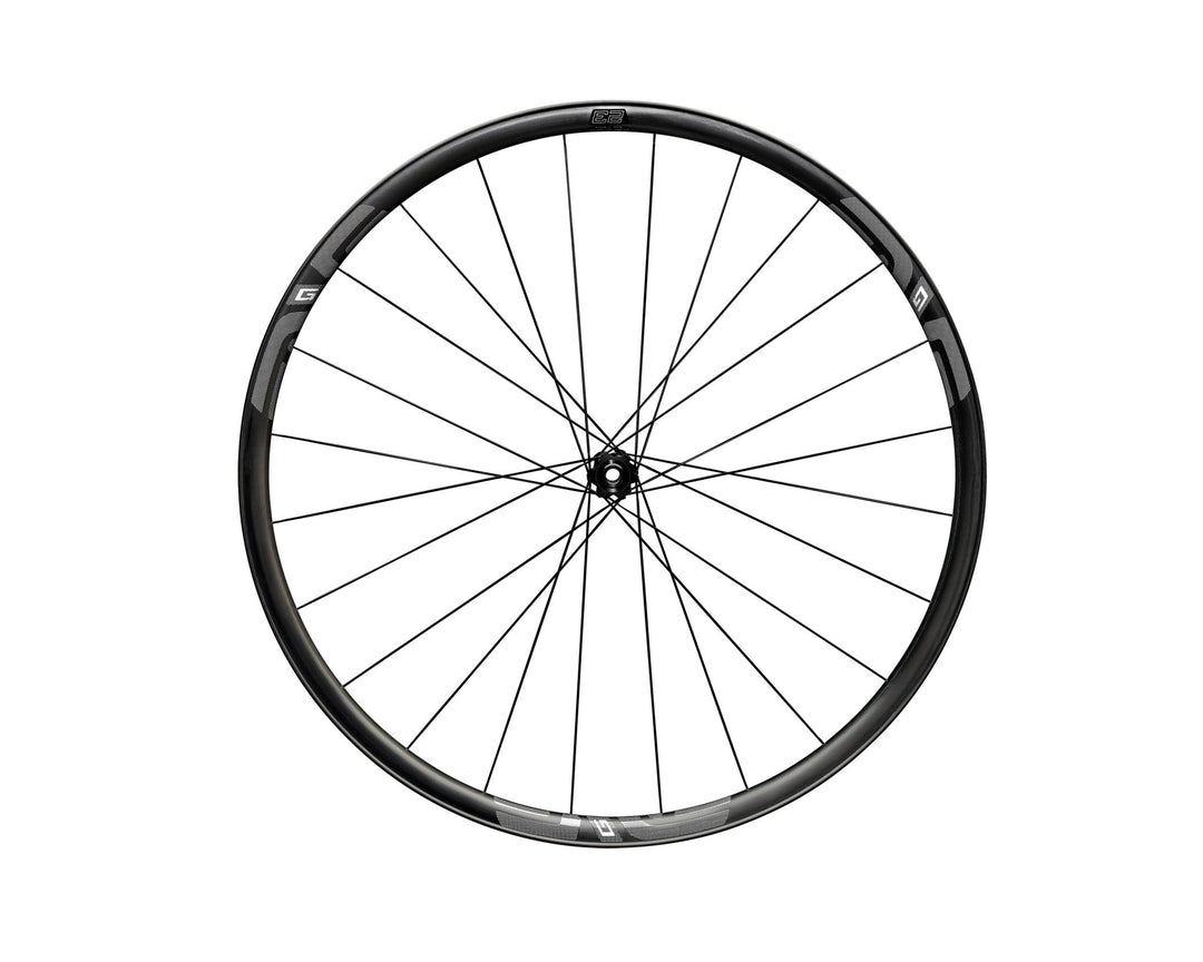 ENVE G23 Disc Brake Wheels, front wheel side view - Dragonspine Cycling
