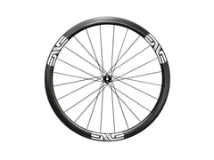 ENVE SES 3.4 Disc Brake Wheels - White Decal, front wheel side view - Dragonspine Cycling