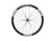 ENVE SES 3.4 Disc Brake Wheels - White Decal, front wheel side view - Dragonspine Cycling