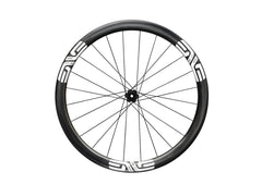 ENVE SES 3.4 Disc Brake Wheels - White Decal, rear wheel side view - Dragonspine Cycling