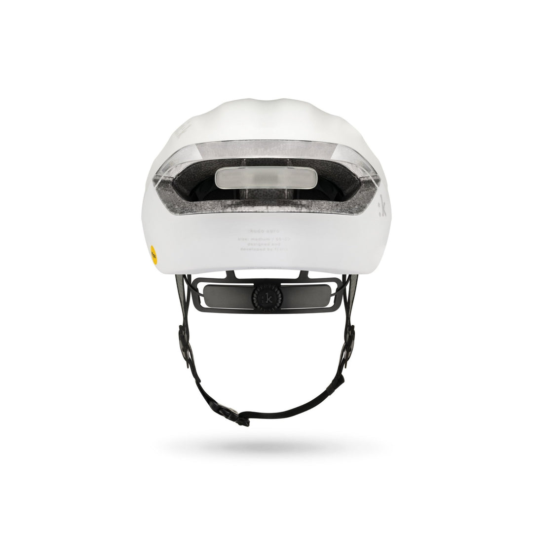 Fizik Kudo Aero Helmet - White - Dragonspine Cycling