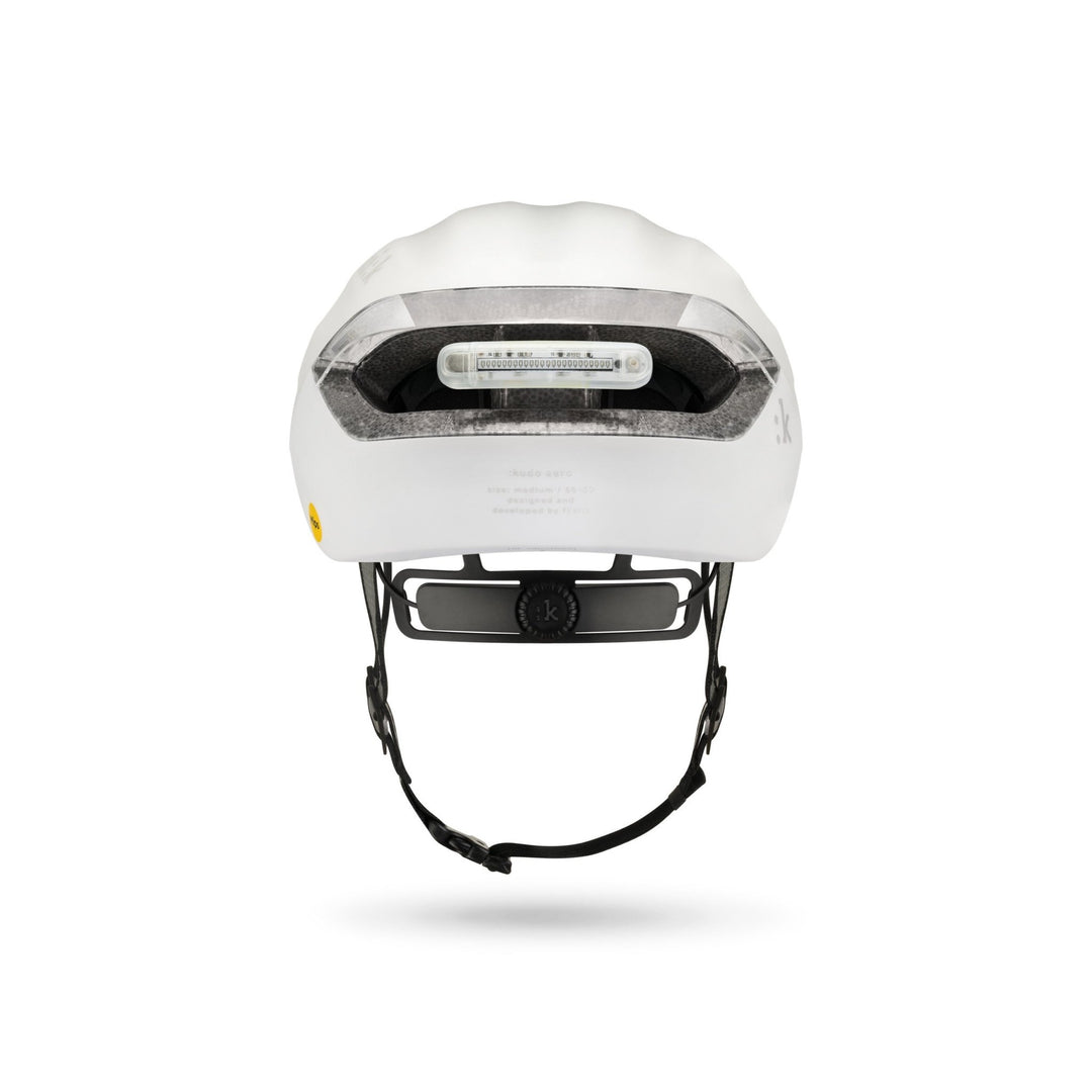 Fizik Kudo Aero Helmet - White - Dragonspine Cycling