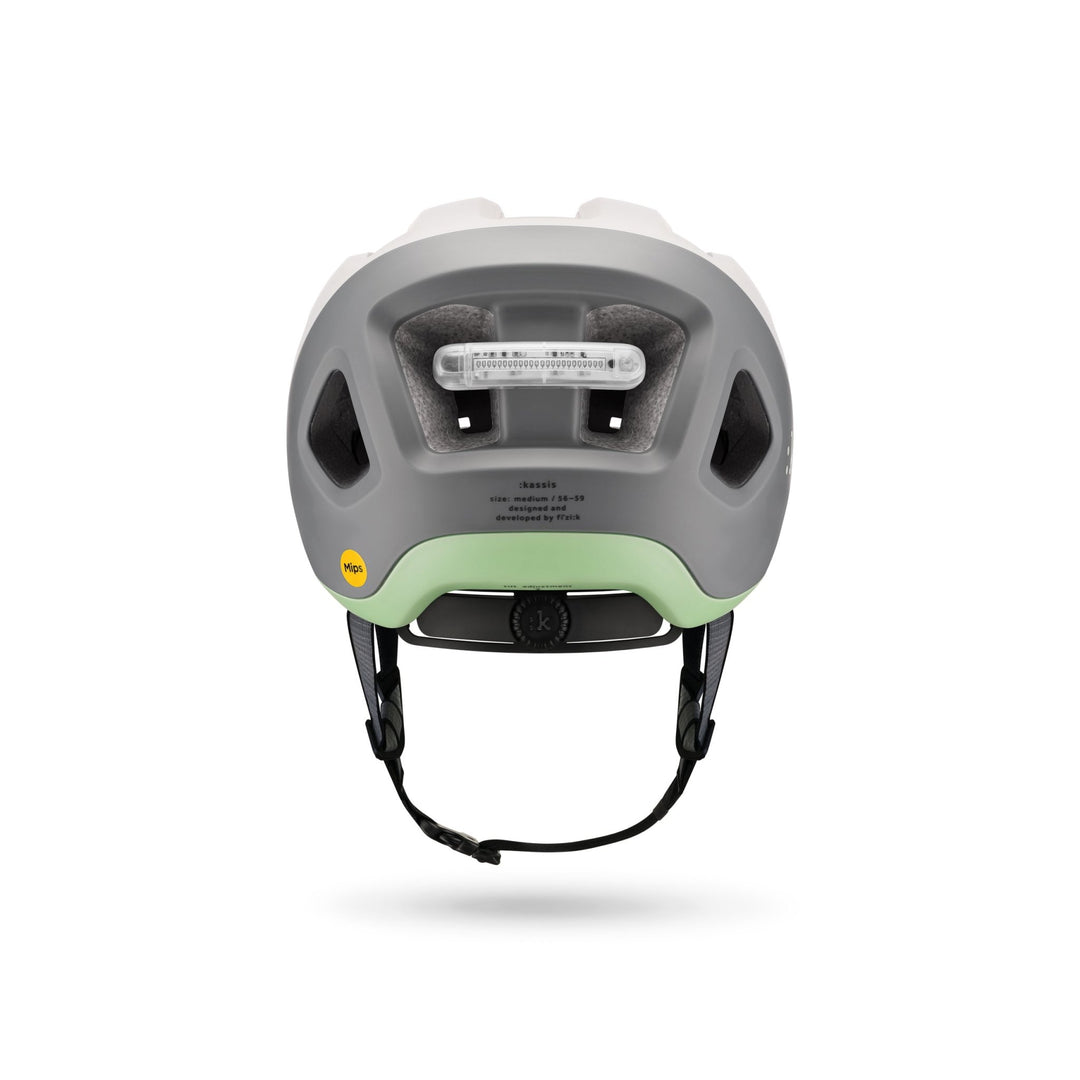 Fizik Kassis Helmet - Grey/Mint Green - Dragonspine Cycling