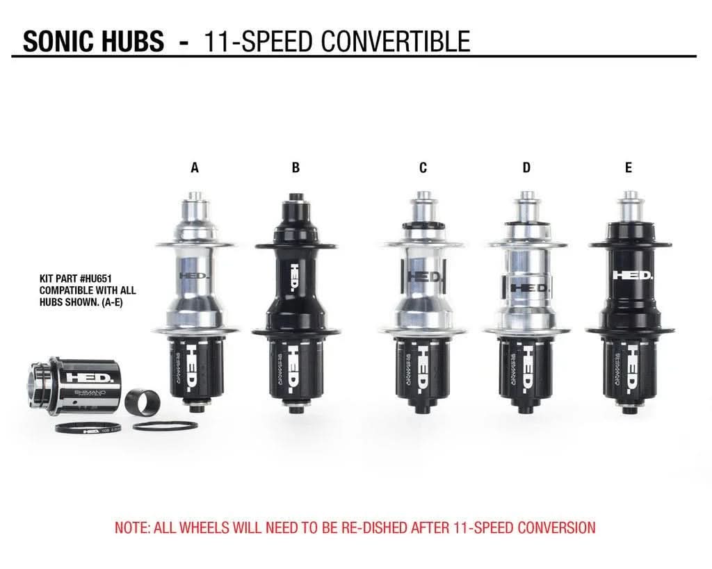 HED 11-Speed Conversion Kit - Dragonspine Cycling