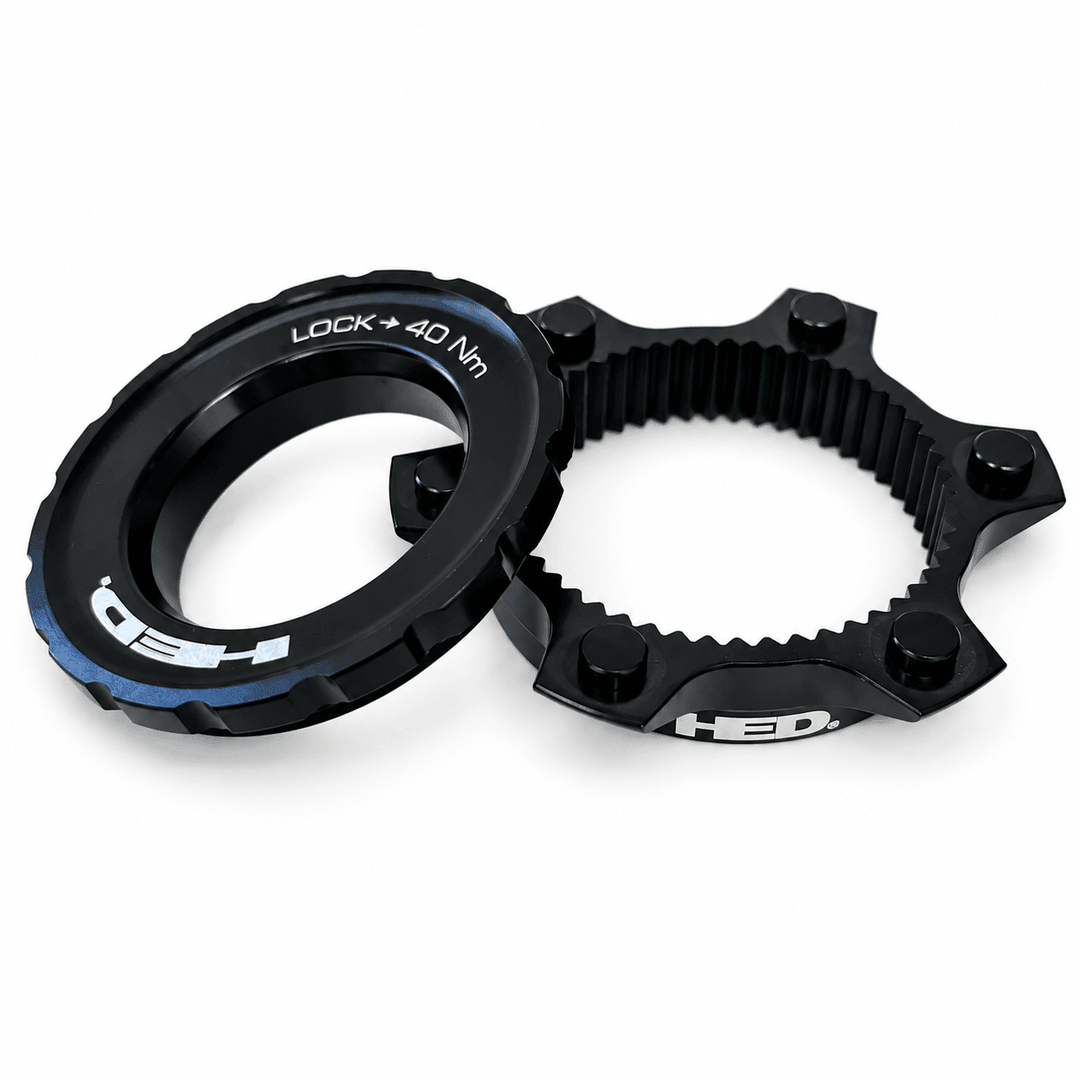 HED Centerlock to 6-Bolt Rotor Adapter with Lockring - Dragonspine Cycling
