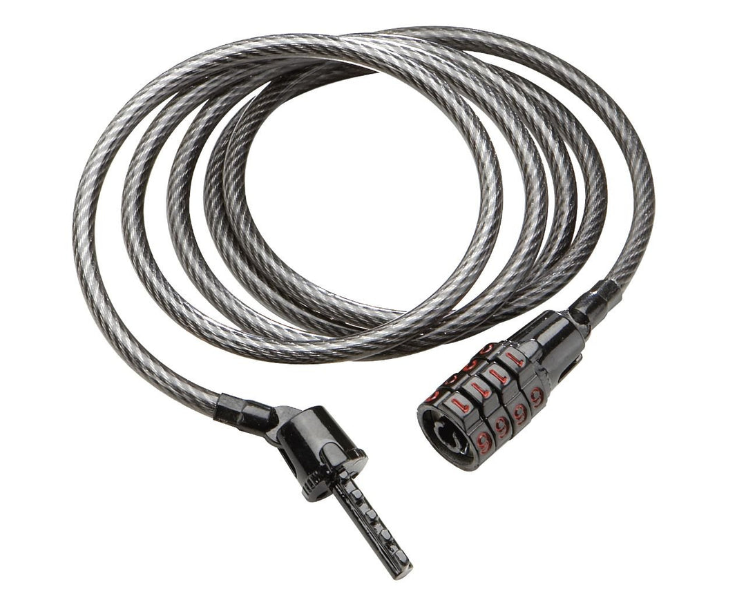 Cable Locks Kryptonite Kryptonite KryptoFlex Keeper 512 4-Digit Combo Cable Lock: 4 x 5mm Dark Slate Gray