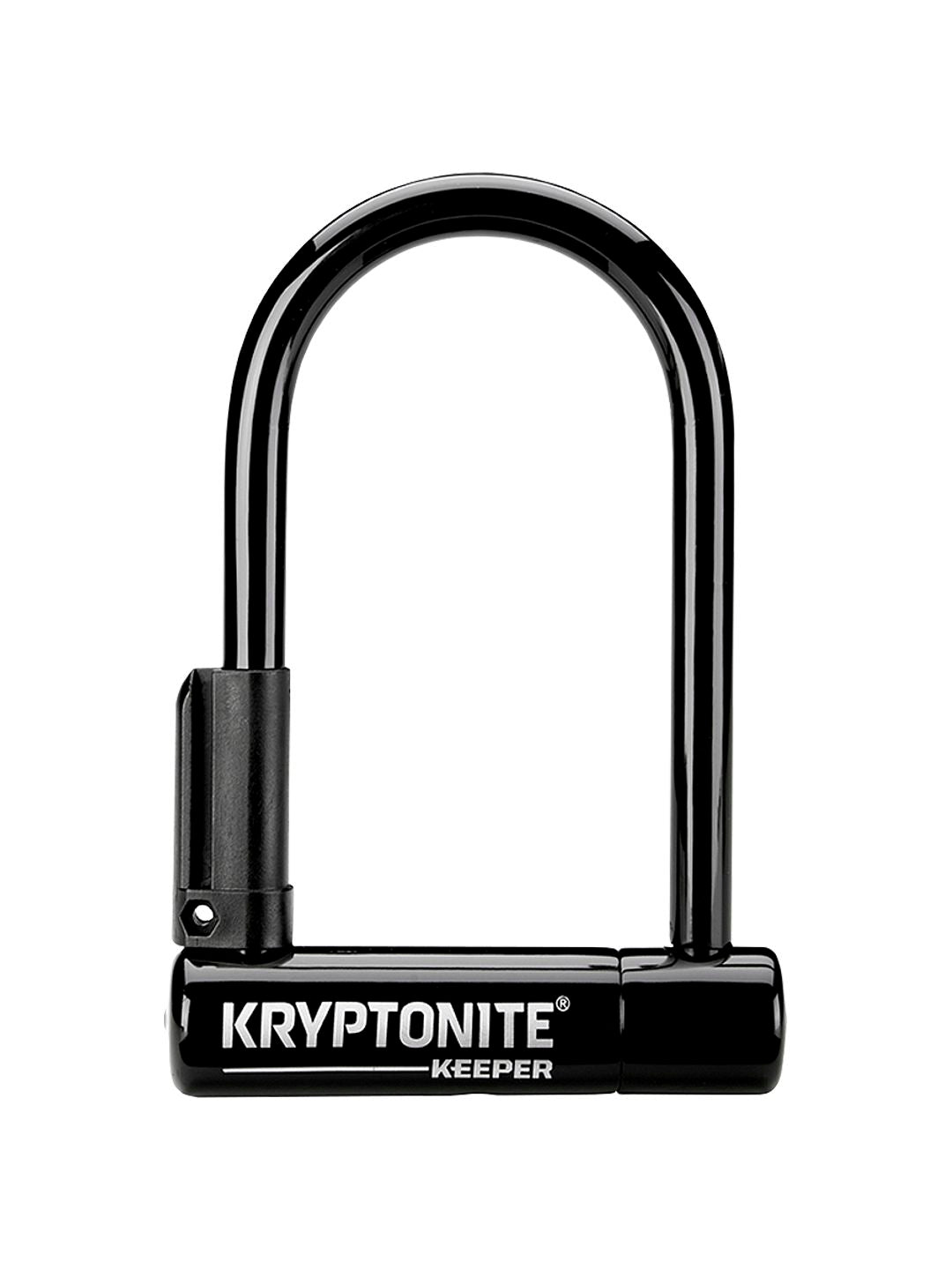 U-Lock Kryptonite Kryptonite Keeper U-Lock - 3.25 x 6" Keyed Black Includes bracket Black