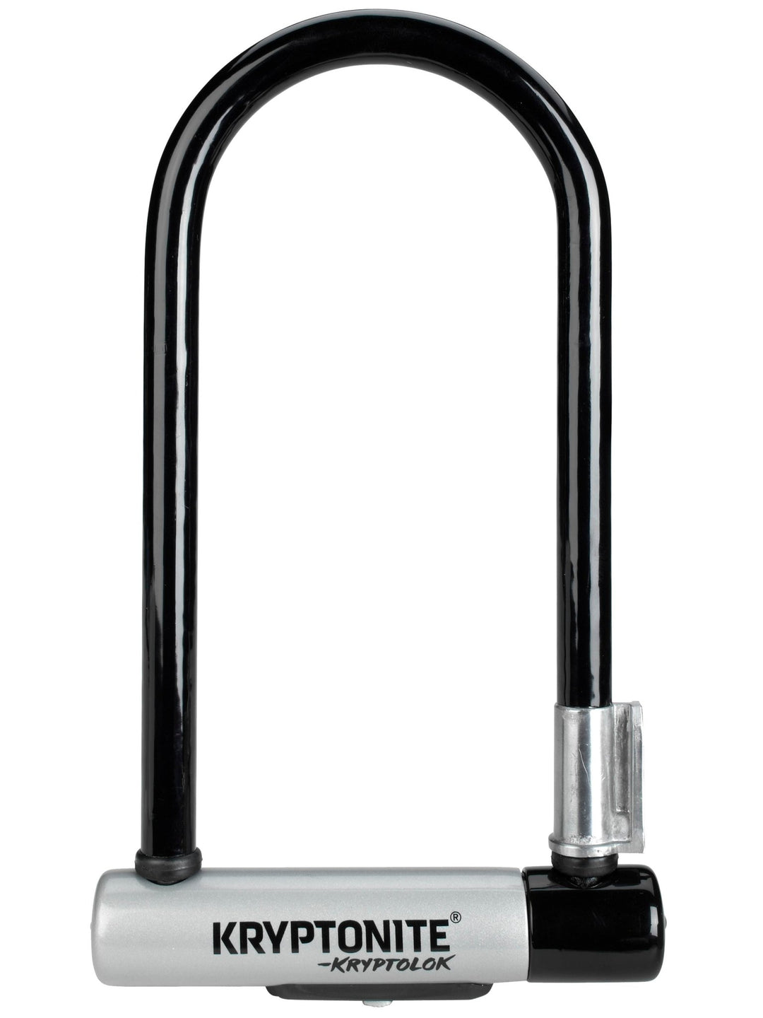 U-Lock Kryptonite Kryptonite KryptoLok U-Lock - 4 x 9" Keyed Black Includes bracket Dark Slate Gray