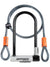 U-Lock Kryptonite Kryptonite KryptoLok U-Lock - 4 x 9" Keyed BLK Includes 4 cable bracket Dark Slate Gray
