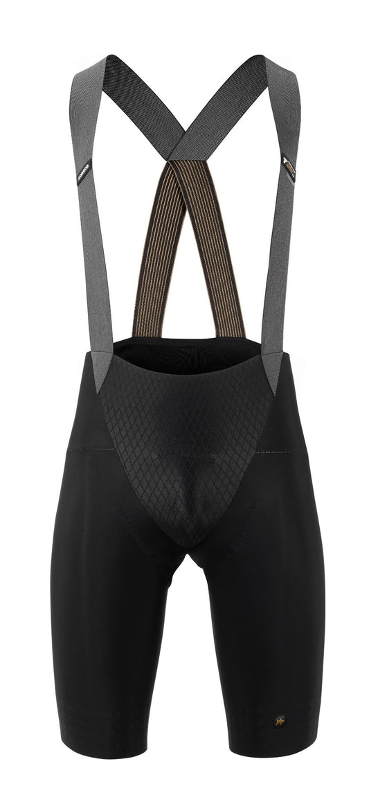 Men Assos Bib Shorts Flamme D'Or Front