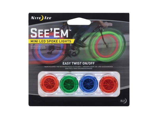 Nite ize See `Em 4 pack Assorted 2 4 Pack Spoke Not Published