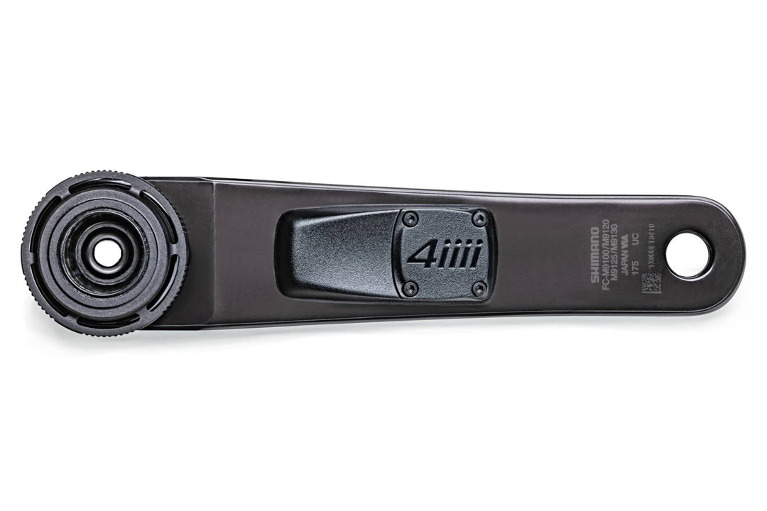 4iiii PRECISION 3+ left-side power meter on a Shimano XTR M9100/M9120 crank arm