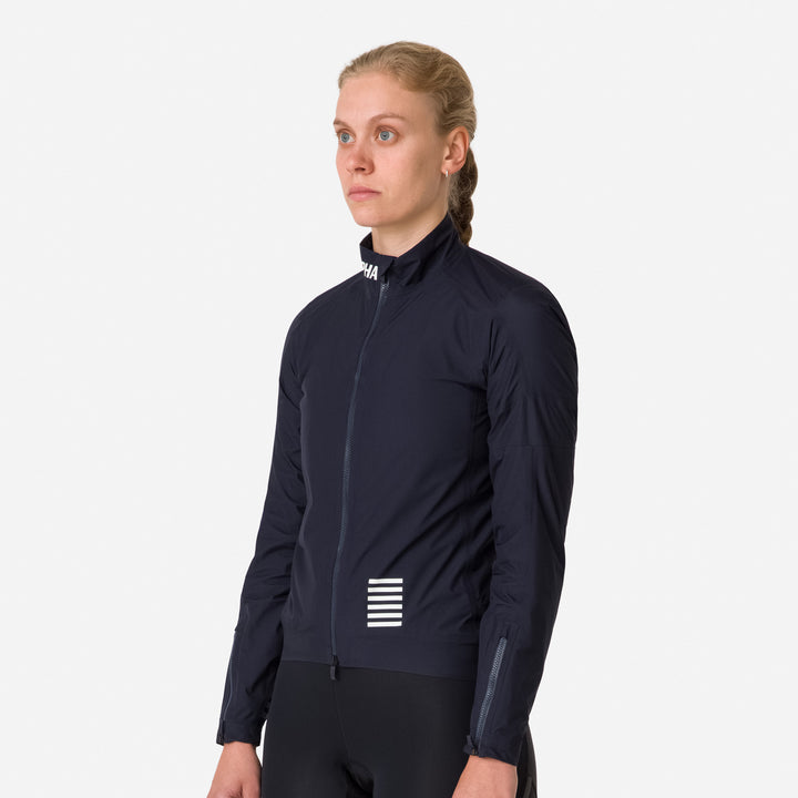 Rapha Women's Pro Team Insulated GORE-TEX Rain Jacket (Dark Navy/White) - Dragonspine Cycling