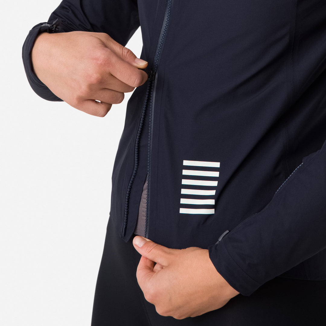 Rapha Women's Pro Team Insulated GORE-TEX Rain Jacket (Dark Navy/White) - Dragonspine Cycling