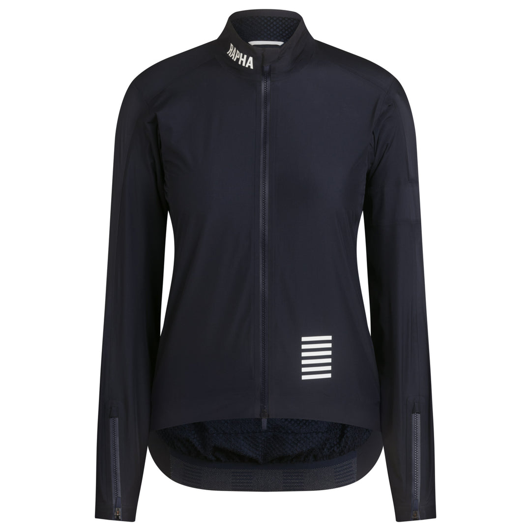 Rapha Women's Pro Team Insulated GORE-TEX Rain Jacket (Dark Navy/White) - Dragonspine Cycling