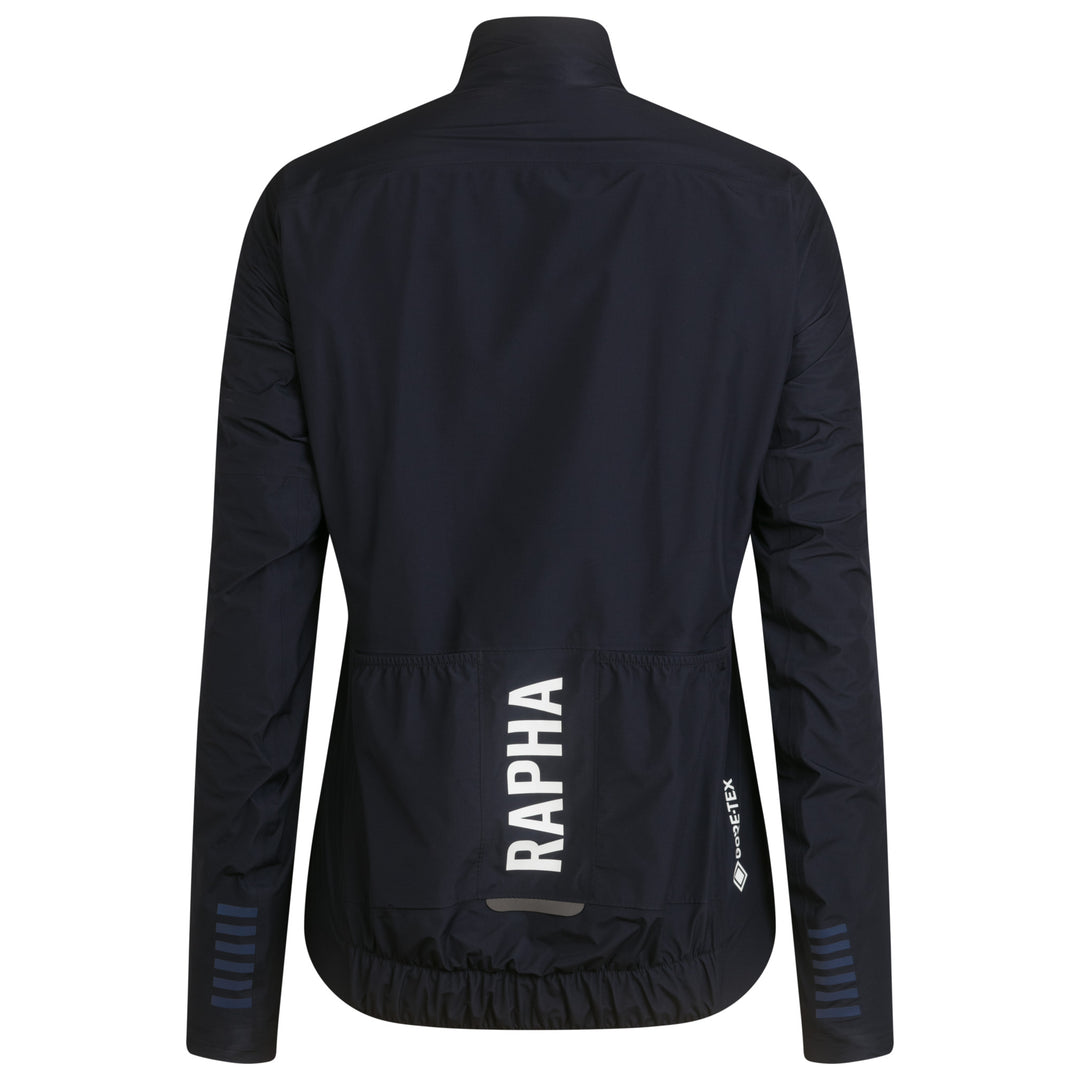 Rapha Women's Pro Team Insulated GORE-TEX Rain Jacket (Dark Navy/White) - Dragonspine Cycling